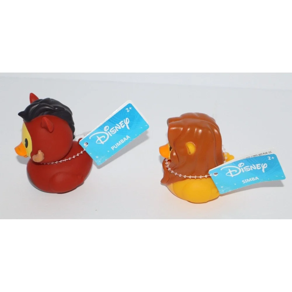Disney The Lion King SIMBA & PUMBAA Rubber Ducks Cruise Set of 2 NEW
